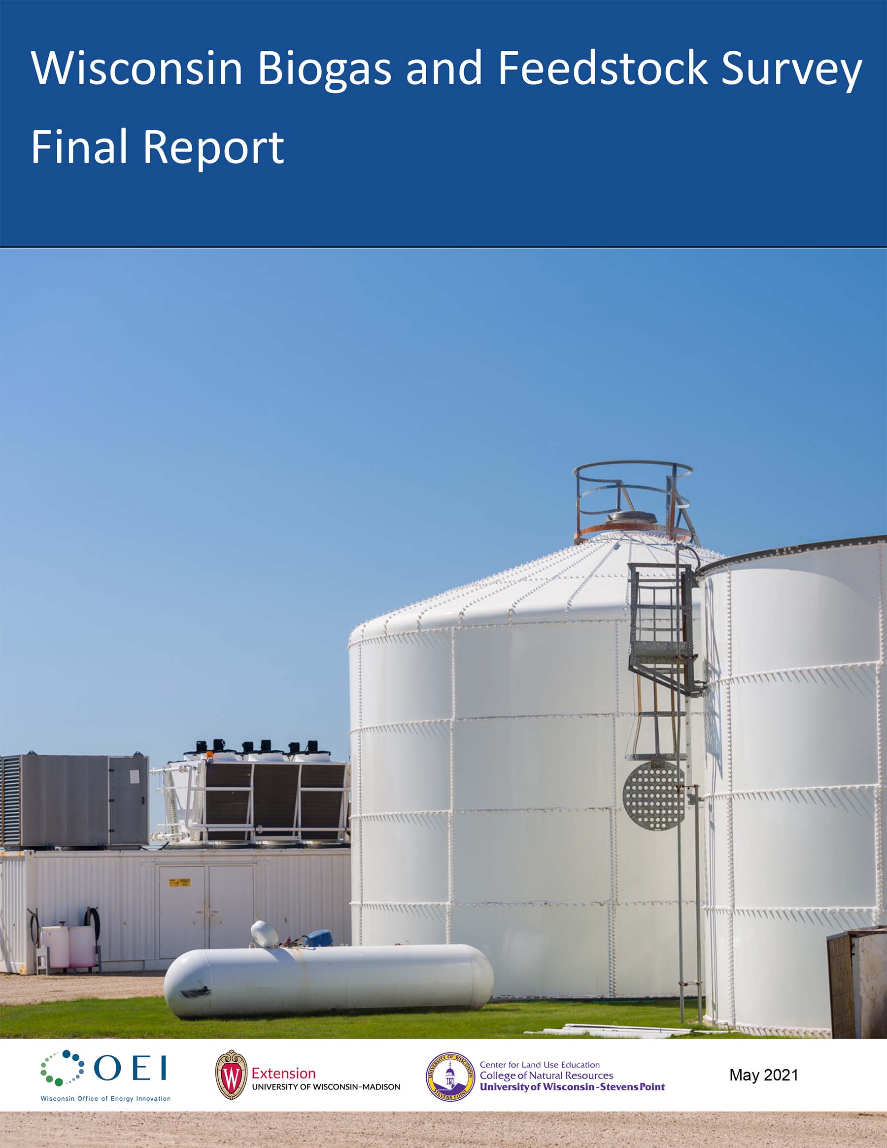 Image of Wi Biogas Survey 2021 report cover
