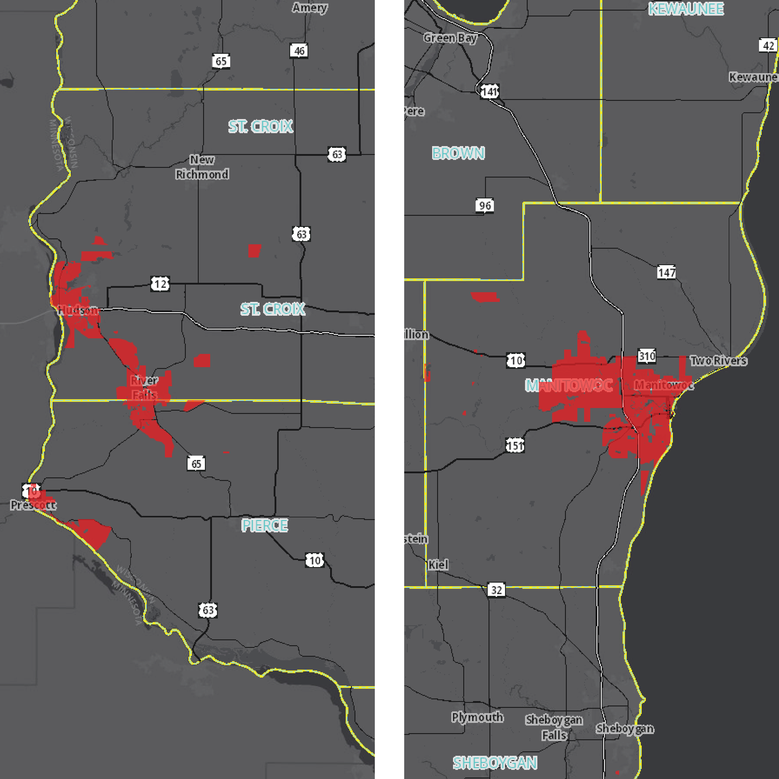 Comcast Service Area Map - Comcast 
