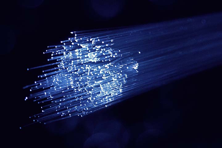 blue fiber optic cable pixals