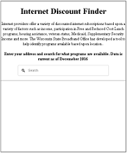 Internet Discount Finder